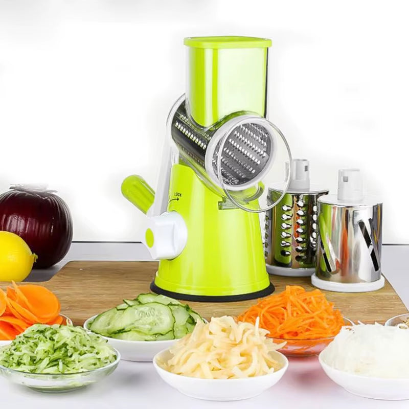 Multi Manual Slicer Vegetable Fruit Cutter round Mandoline Choppers Cheese Grater Carrot Potato Julienne Blades Kitchen Tools